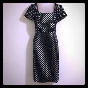 Gorgeous Polka Dot Sheath Dress